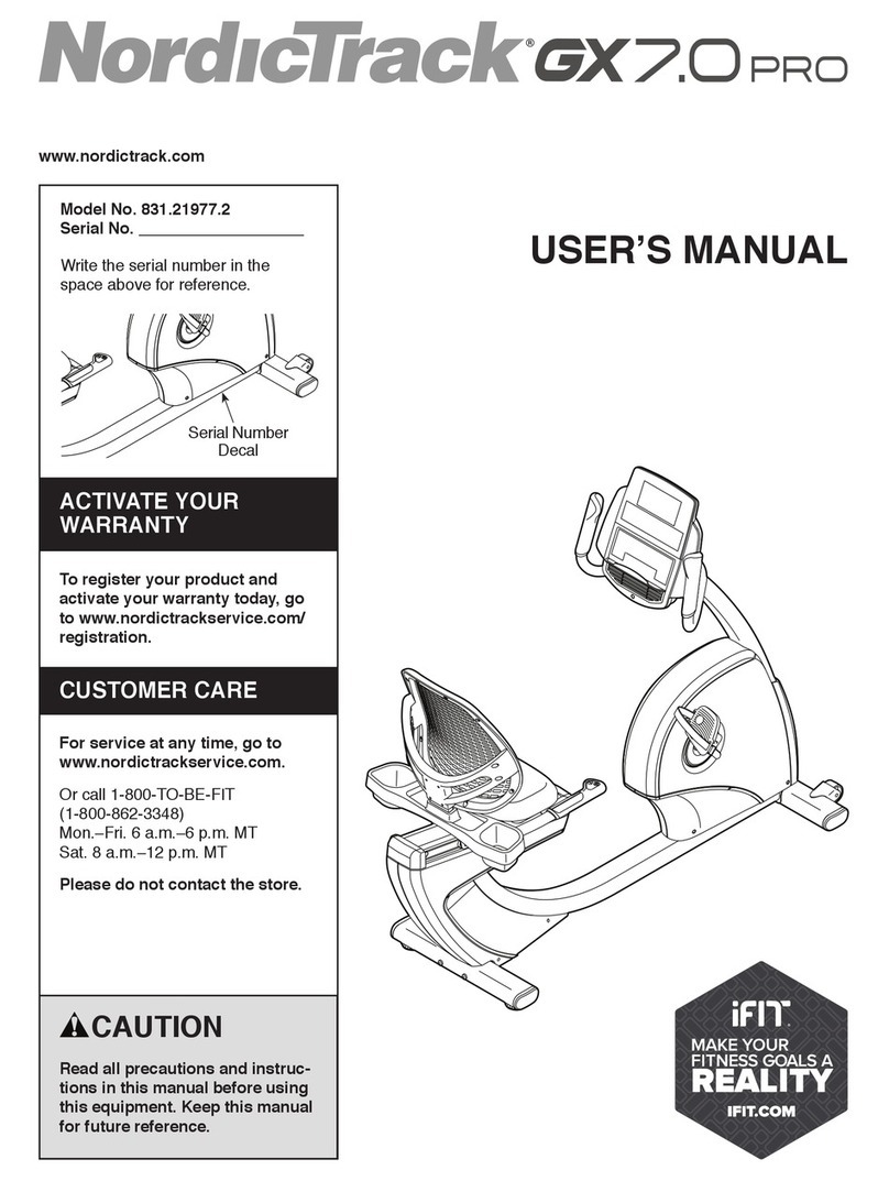 NordicTrack 831.21977.2 user manual