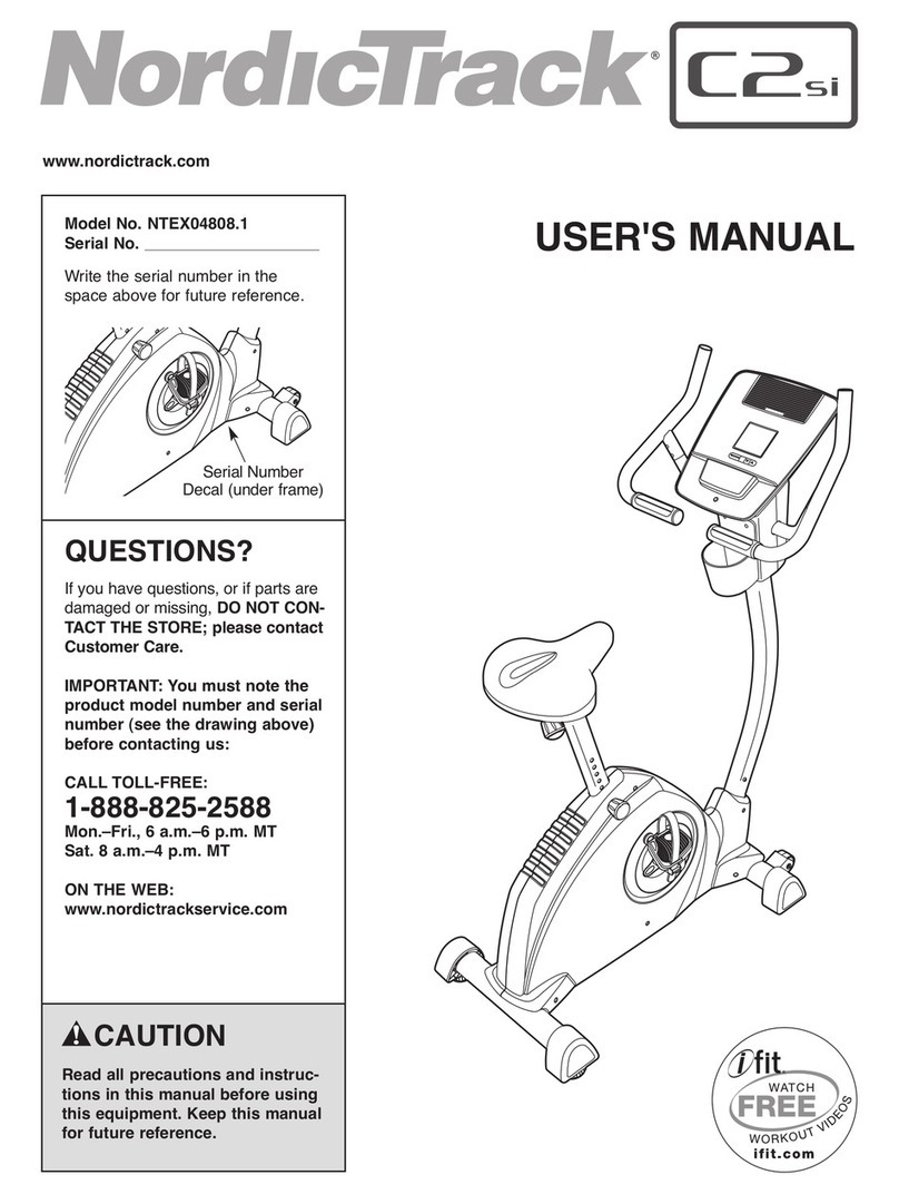 NordicTrack NTEX04808.1 User manual