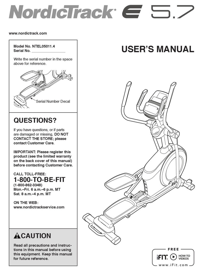 NordicTrack NTEL05011.4 user manual