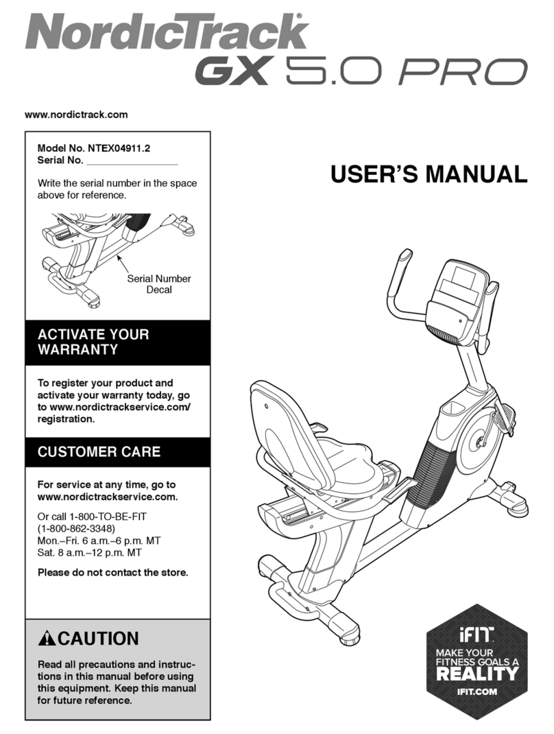NordicTrack NTEX04911.2 user manual