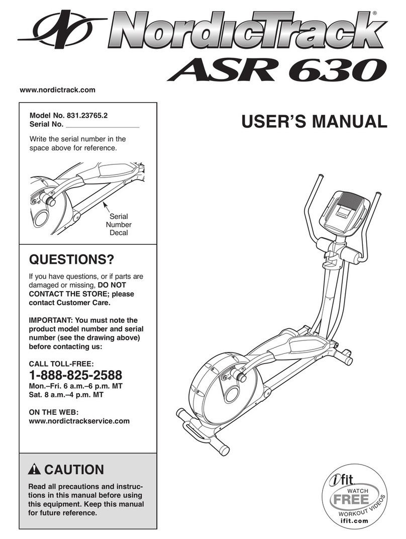 NordicTrack 831.23765.2 user manual NordicTrack 831.23765.2 user manual