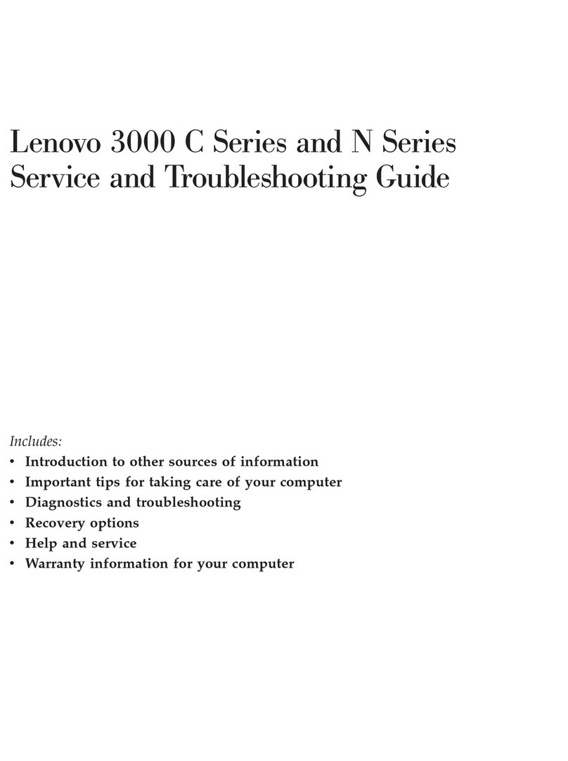 Lenovo 3000 C Series User manual