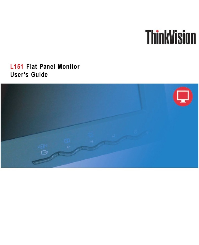 Lenovo Thinkvision 9165-AC2 User manual