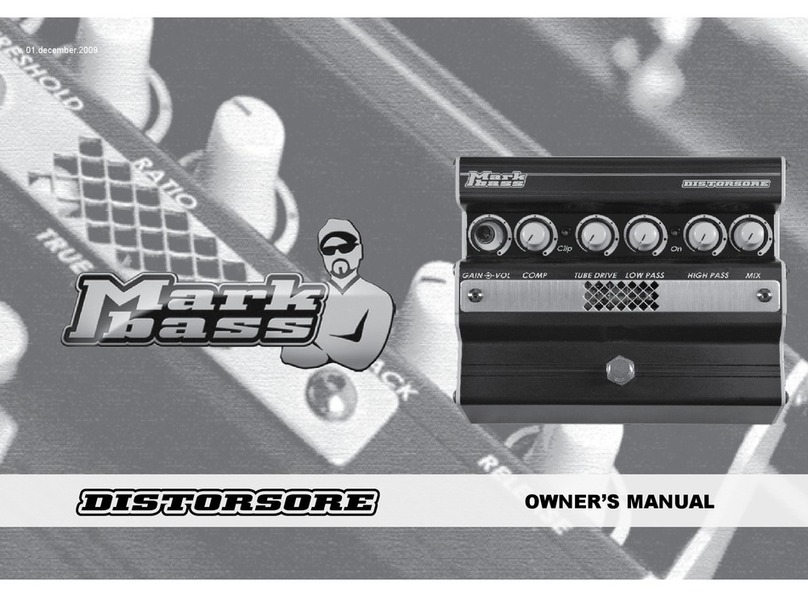Mark Bass Distorsore User manual
