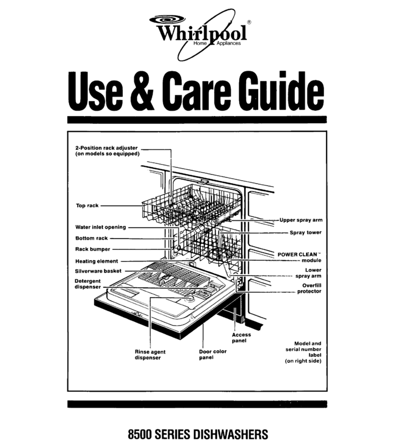 Whirlpool 8500 SERIES Use & care guide