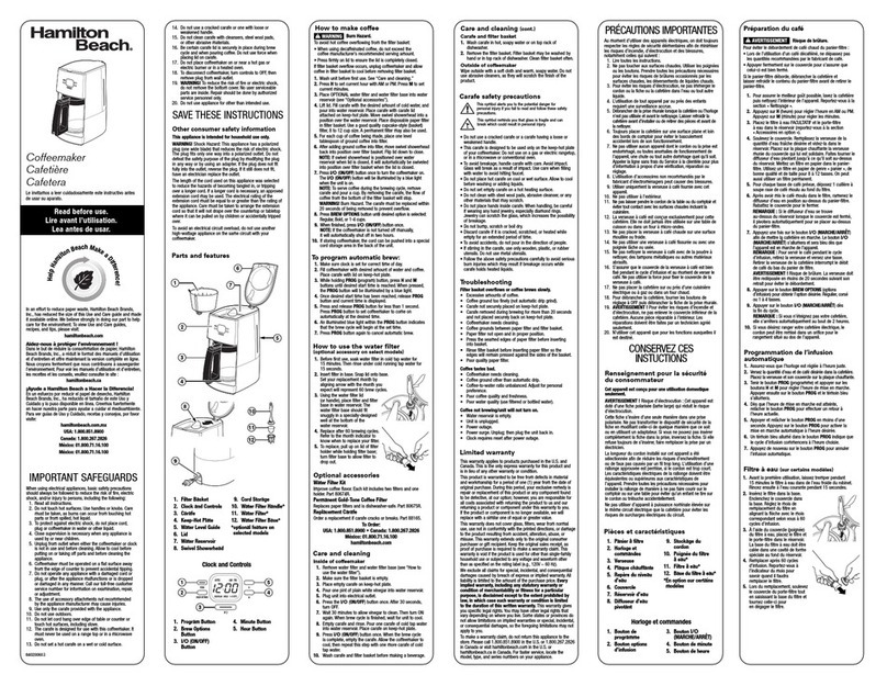 Hamilton Beach 43253R user manual