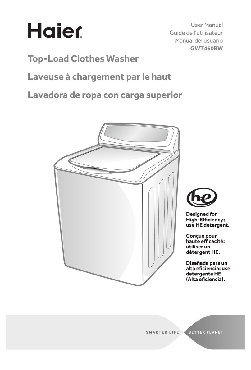 Haier GWT460BW User manual