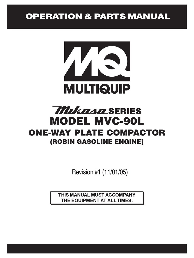MULTIQUIP Mikasa MVC-90L Application guide