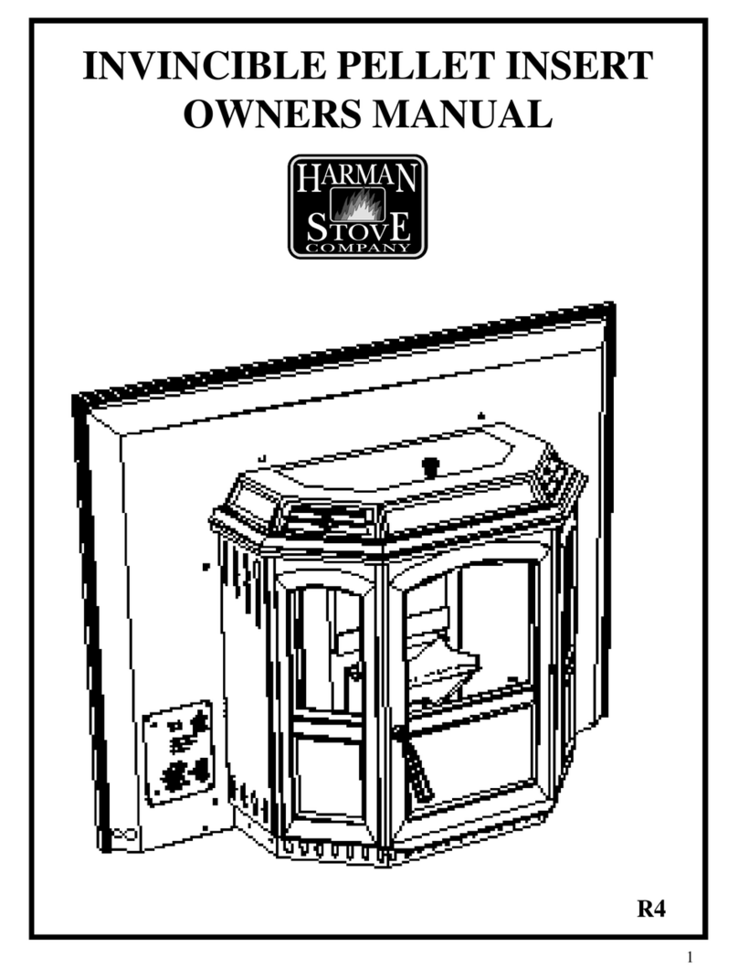 Harman Stove Company INVINCIBLE PELLET INSERT owner's manual