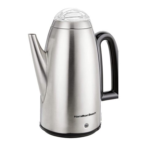 Hamilton Beach Percolator user manual