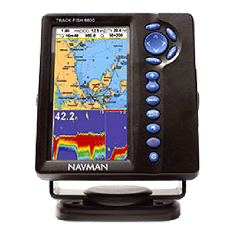 Navman TRACKFISH 6600 Installation and operation manual