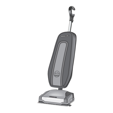 Oreck Aviator Upright Series user guide