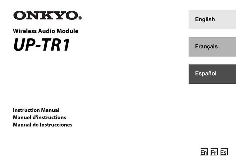 Onkyo UP-TR1 instruction manual