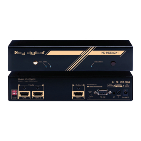 Key Digital Phantom KD-HDSW2X1 User manual Key Digital Phantom KD-HDSW2X1 User manual