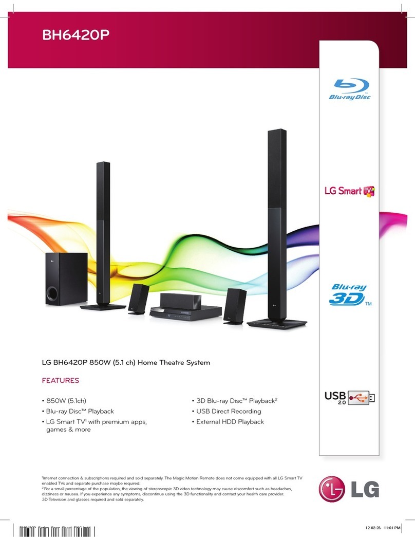 LG BH6420P Manual