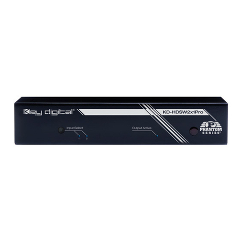 Key Digital Phantom KD-HDSW2x1Pro User manual