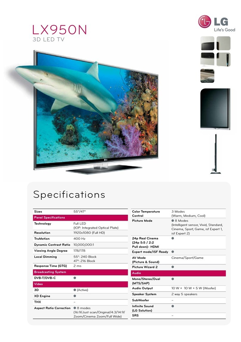 LG LX950N Specifications