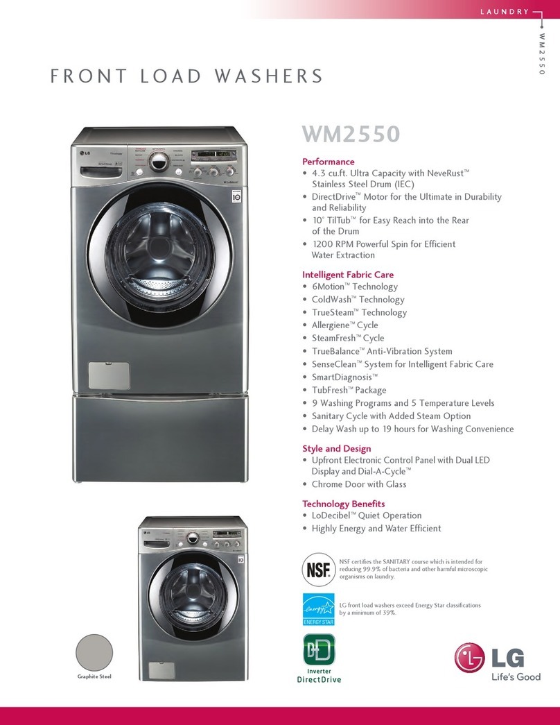 LG WM2550 Manual