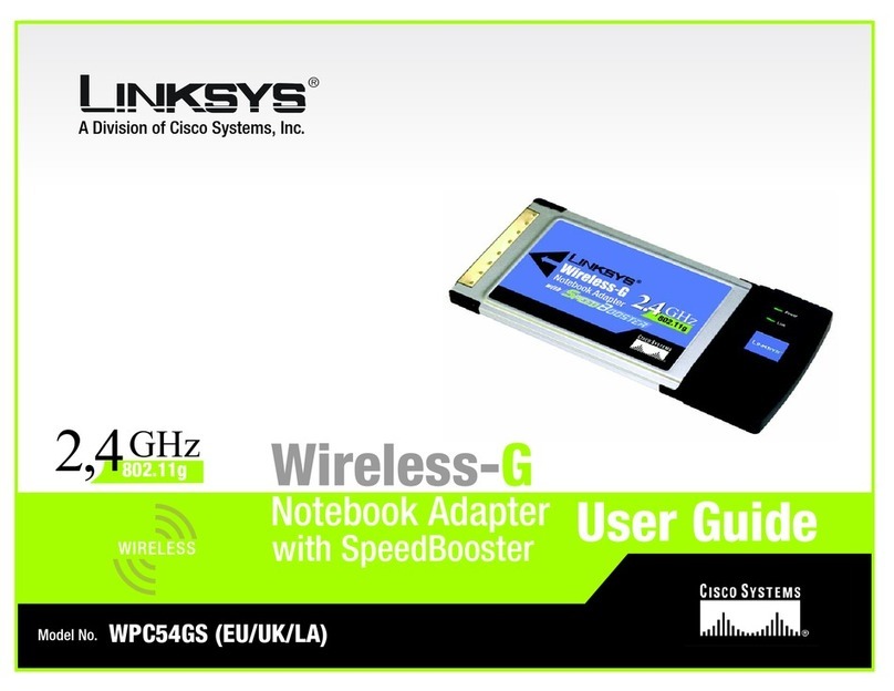Linksys WPC54GS - Refurb Wrls-g Notebook Adr Spdbstr No... user guide
