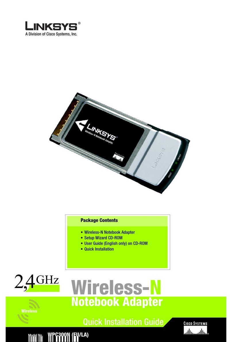 Linksys WPC300N User manual