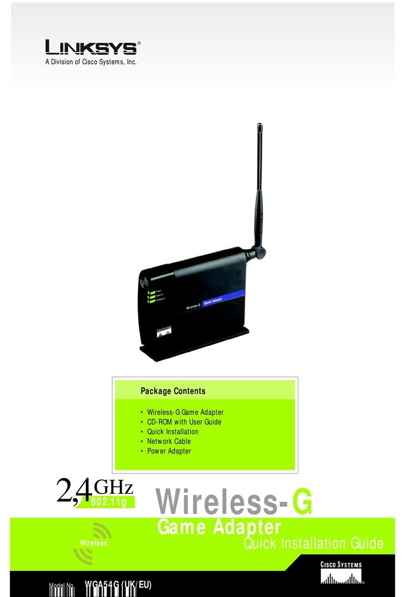 Cisco WGA54G User manual