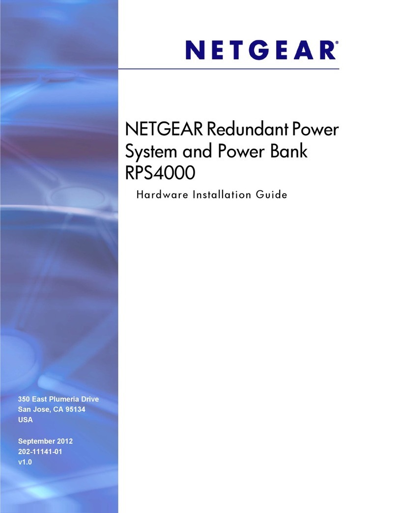 NETGEAR RPS4000 Hardware installation guide