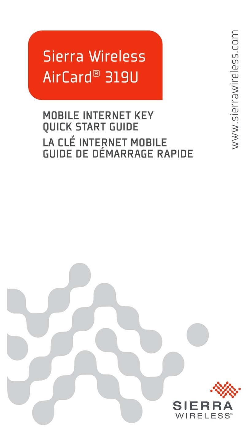 Sierra Wireless AirCard 319U User manual