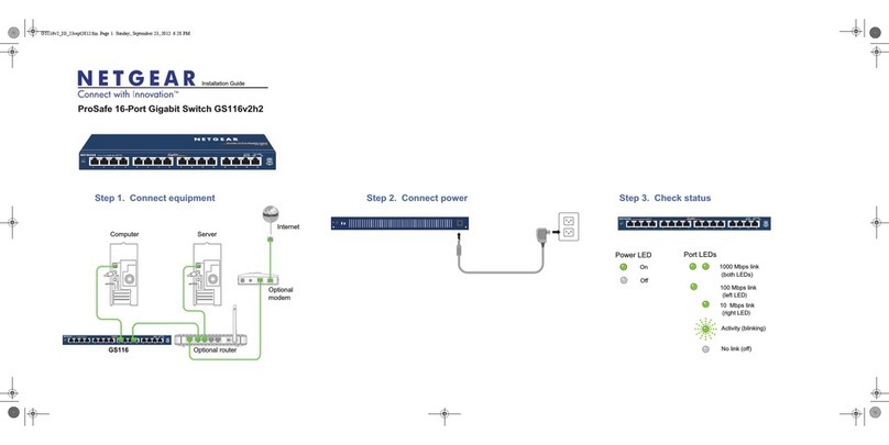 NETGEAR ProSafe GS116v2h2 User manual