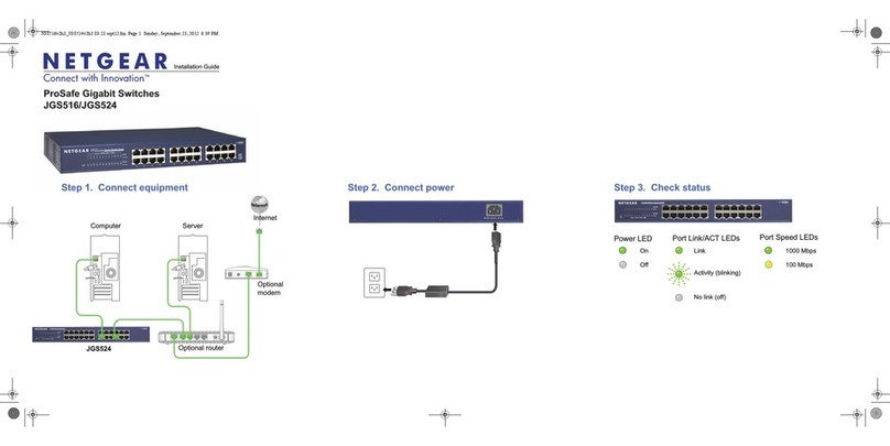 NETGEAR ProSafe JGS516 User manual