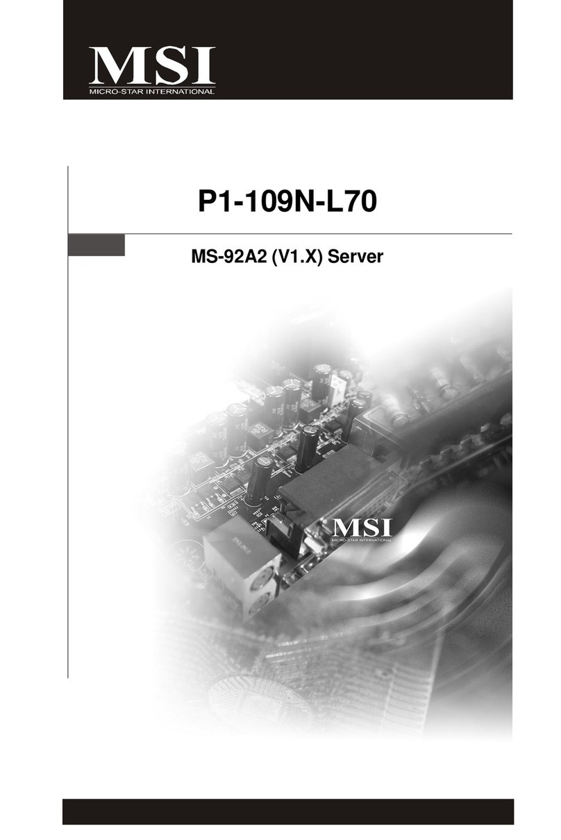 MSI P1-109N-L70 User manual