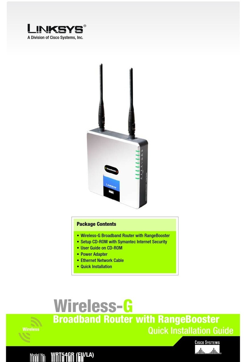 Linksys WRT54GR - Wireless-G Broadband Router User manual Linksys WRT54GR - Wireless-G Broadband Router User manual