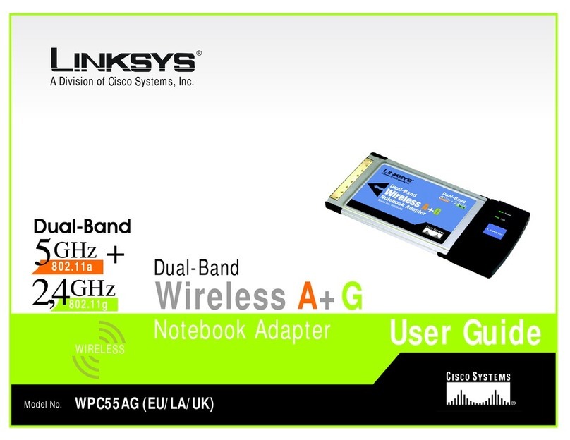 Linksys WPC55AG user guide