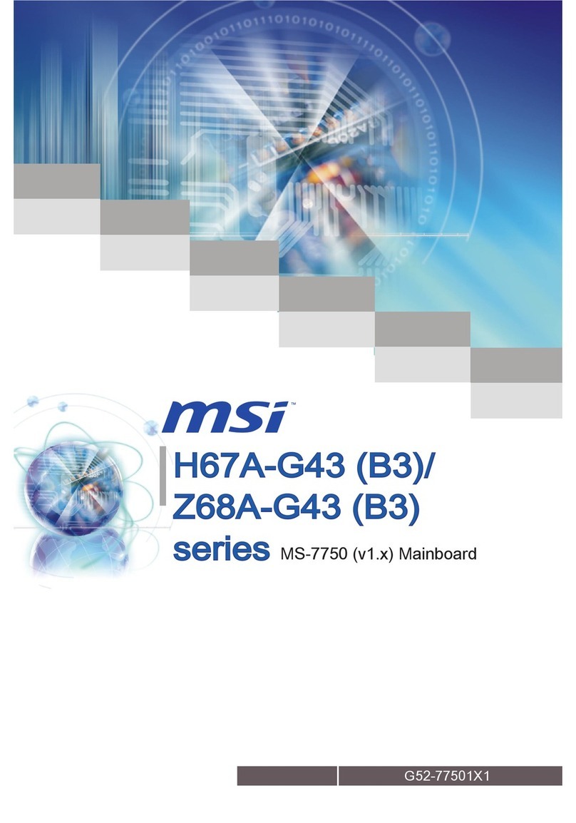 MSI H67A-G43 (B3) User manual