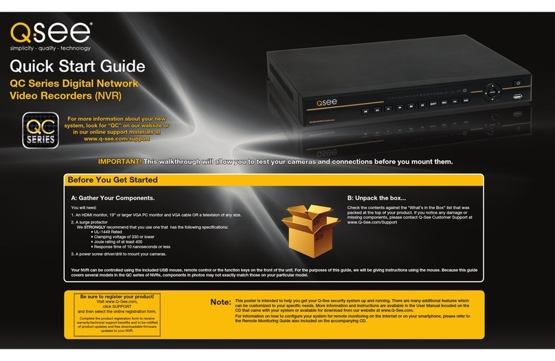 Q-See QC-SERIES quick start guide