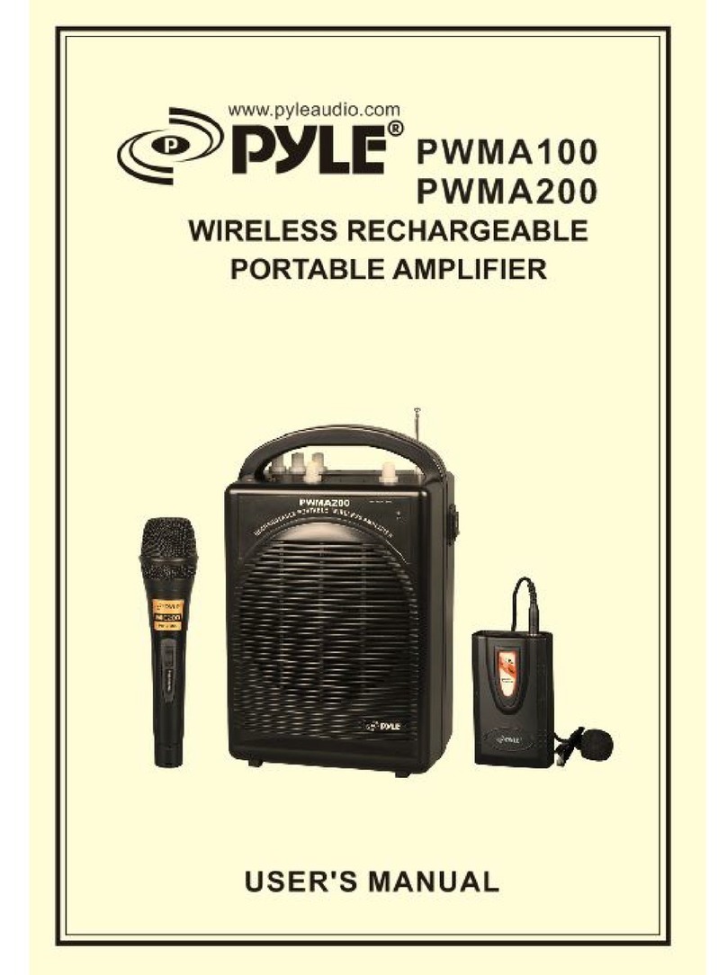 Pyle PWMA 100 User manual
