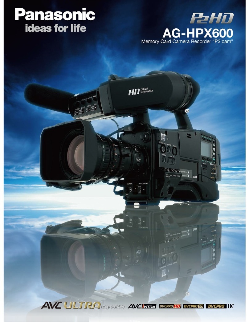 Panasonic P2 cam AG-HPX600 Brochure & specs