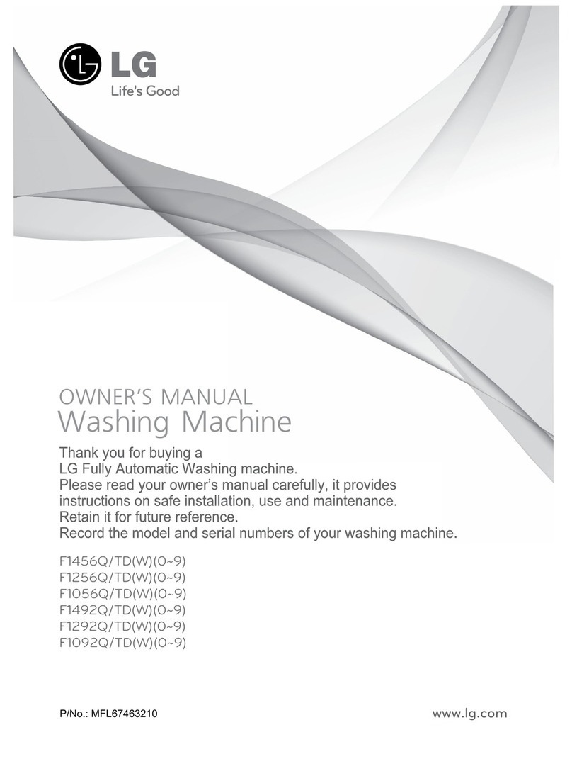 LG F1056Q/TD Series User manual