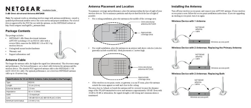 NETGEAR ANT2405 User manual NETGEAR ANT2405 User manual
