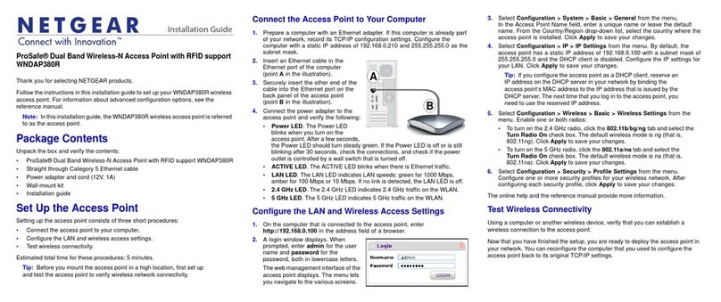 NETGEAR ProSAFE WNDAP380R User manual