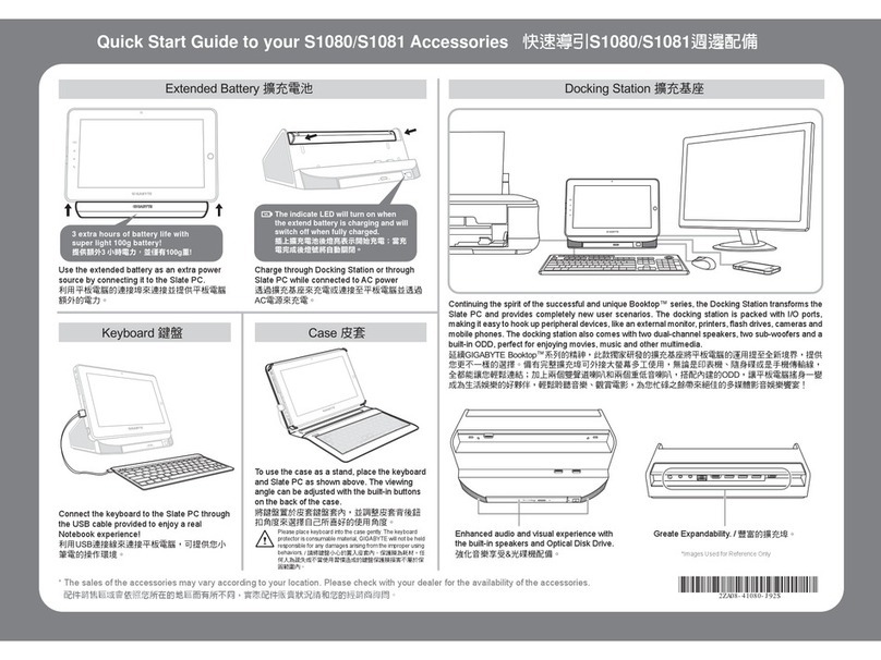 Gigabyte S1080 quick start guide