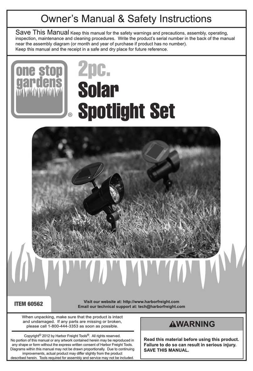 One Stop Gardens 60562 User manual