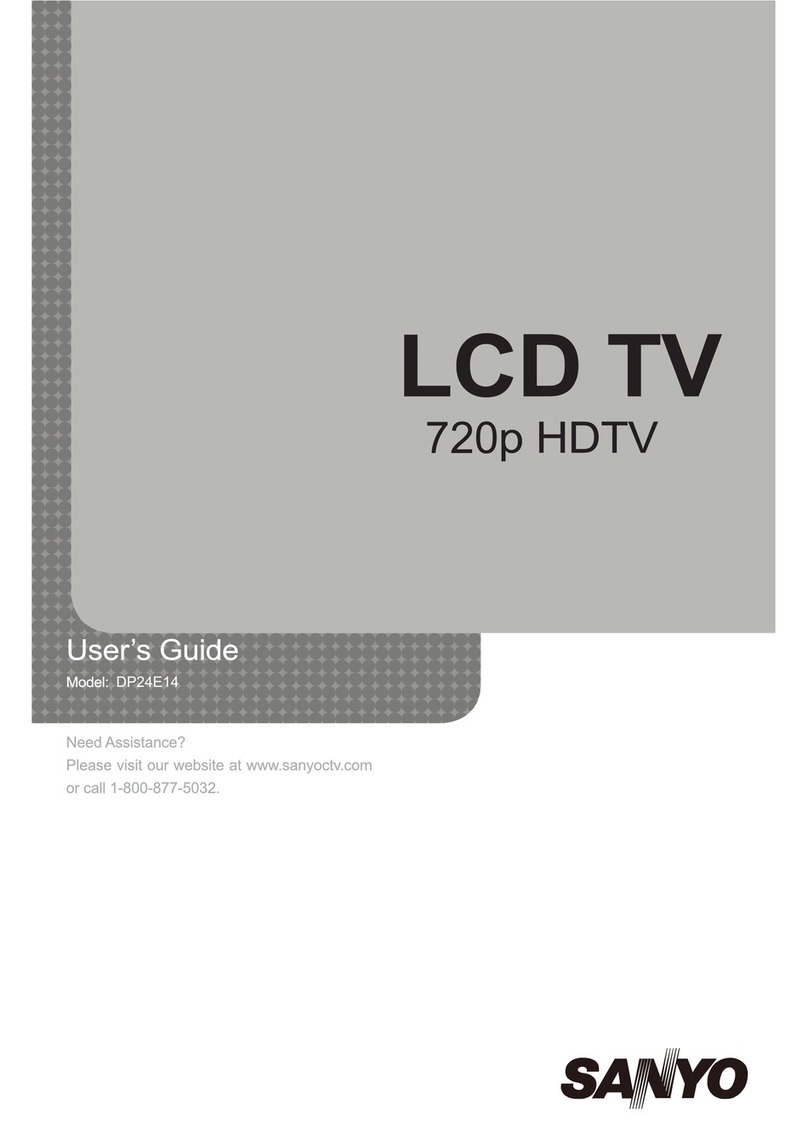 Sanyo DP24E14 User manual Sanyo DP24E14 User manual