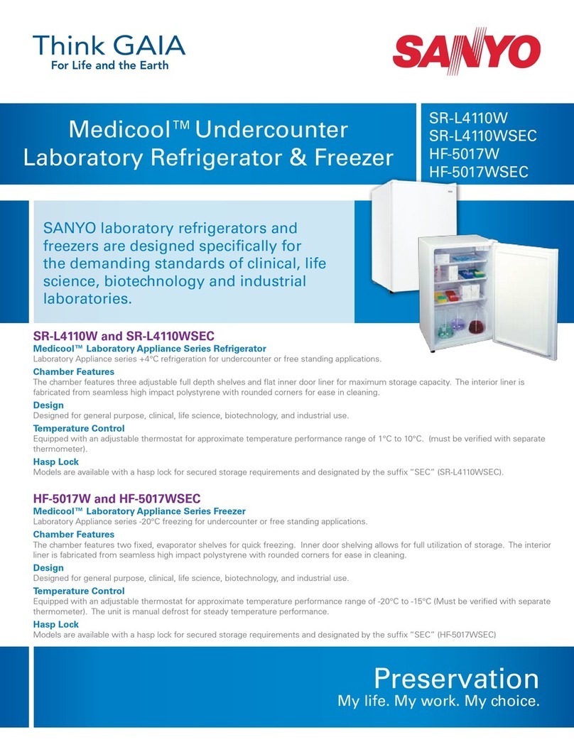 Sanyo SR-L4110W - Commercial Solutions Lab User manual