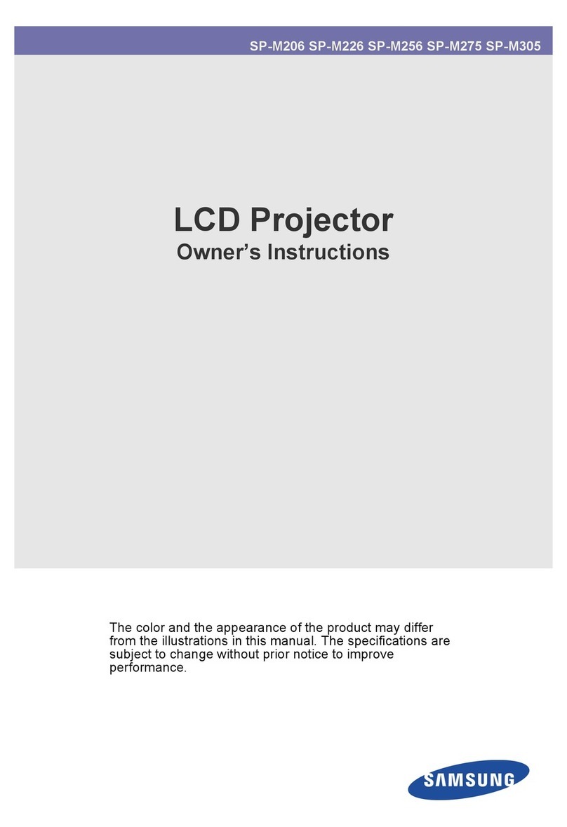 Samsung SP-M206 User manual