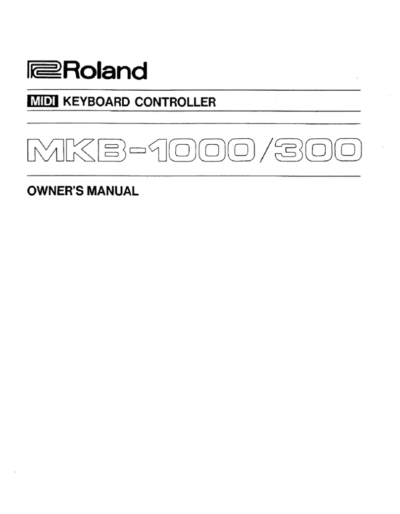 Roland MKB-1000 User manual