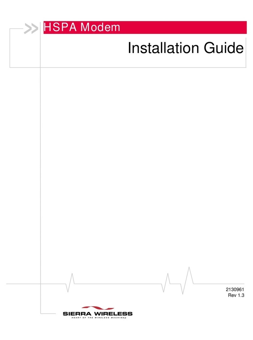 Sierra Wireless HSPA Modem User manual
