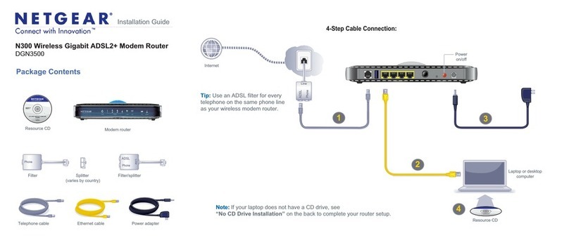 NETGEAR RangeMax DGN3500 installation guide