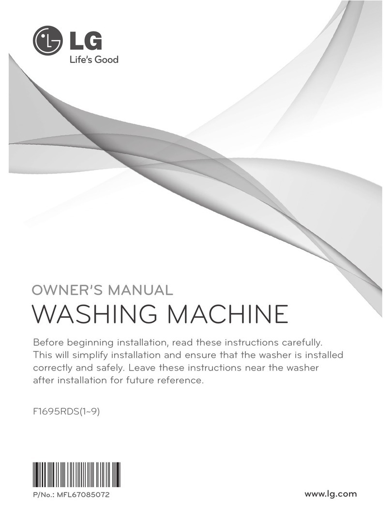 LG F1695RDH Series owner's manual