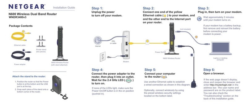 NETGEAR WNDR3400v3 User manual
