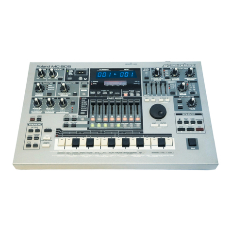 Roland Groovebox MC-505 User manual